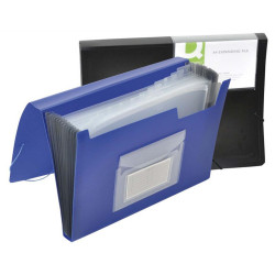 Aktovka plastová s 12 priehradkami Q-Connect nepriehľadná 