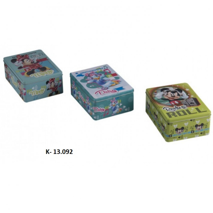 Kovová dóza Mickey