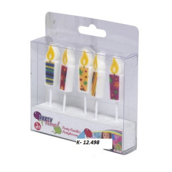  Párty sviečky 5ks