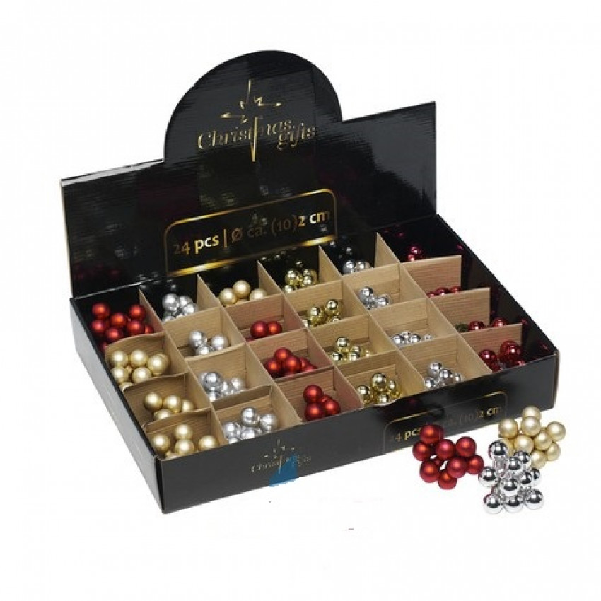 K-12.427 Vian. gulôčky-10ks- 2cm