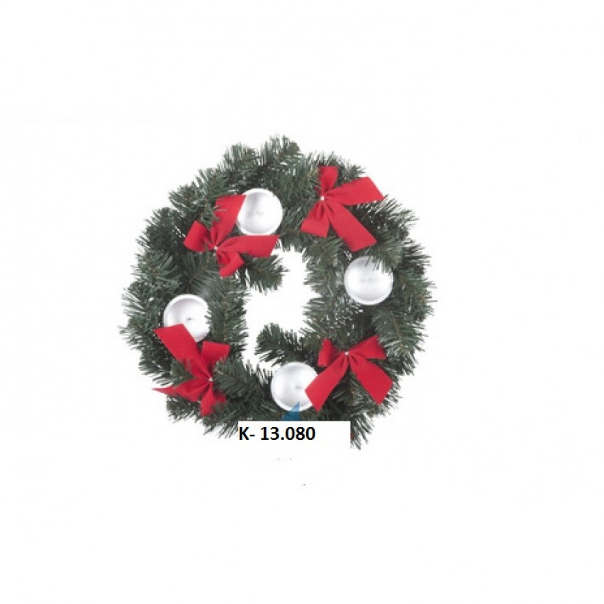 K-13.080 Vianočný veniec 40cm- adventný