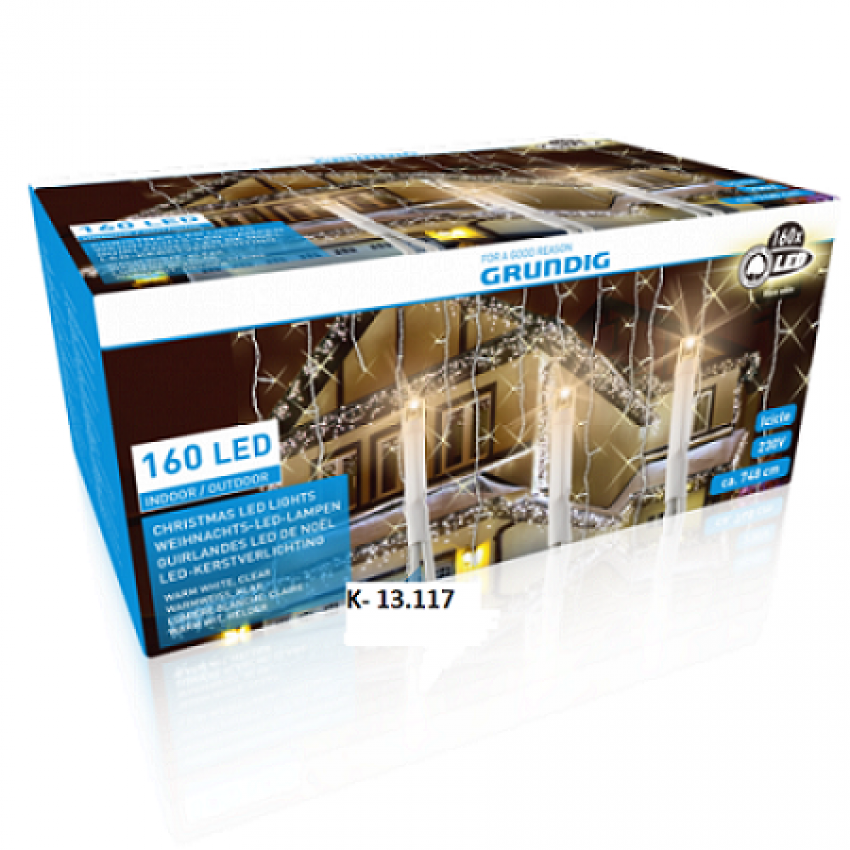 K-13.117 Vianočné osvetlenie 160led