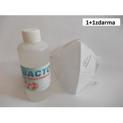 Anitibakteriálny gél 350ml + respirátor FFP2 zdarma