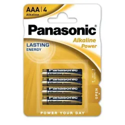 batérie LR03, AAA, alkalické, Panasonic
