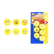 Loptičky žlté - Pohárikový ping-pong 6ks