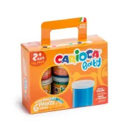 Prstové farby Baby Carioca 80ml 6 ks