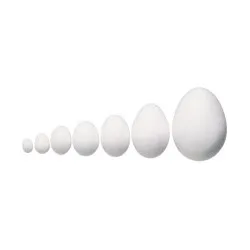 Polystyrénové vajce 8 cm na dekorovanie 10 ks